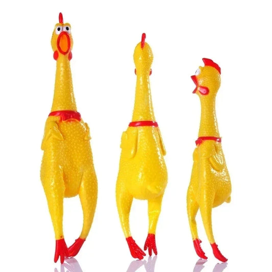 1PC Squeaky Chicken Toy, Squeeze Screaming - ProPawPet.com