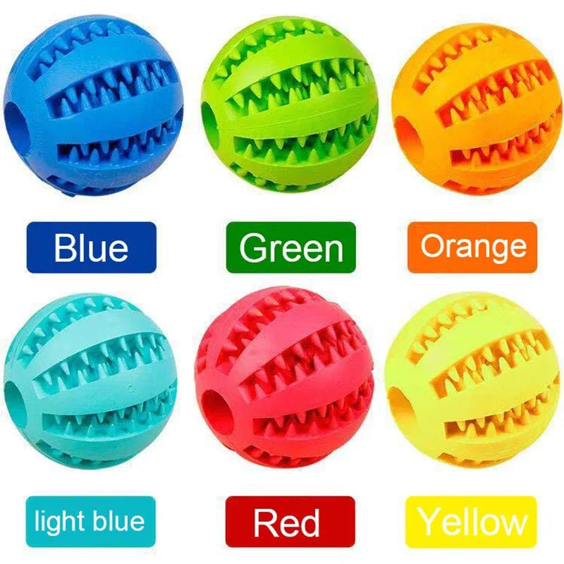 Dog Toy Rubber Ball Bite Resistant Molar - ProPawPet.com