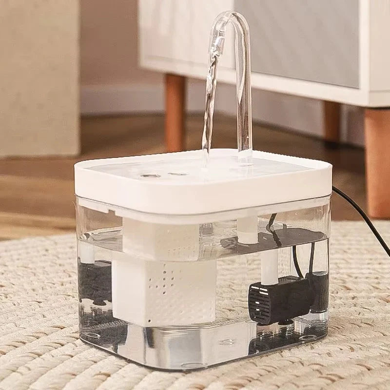 Transparent Cat Drinking Fountain – Water Fountains & Drinkers