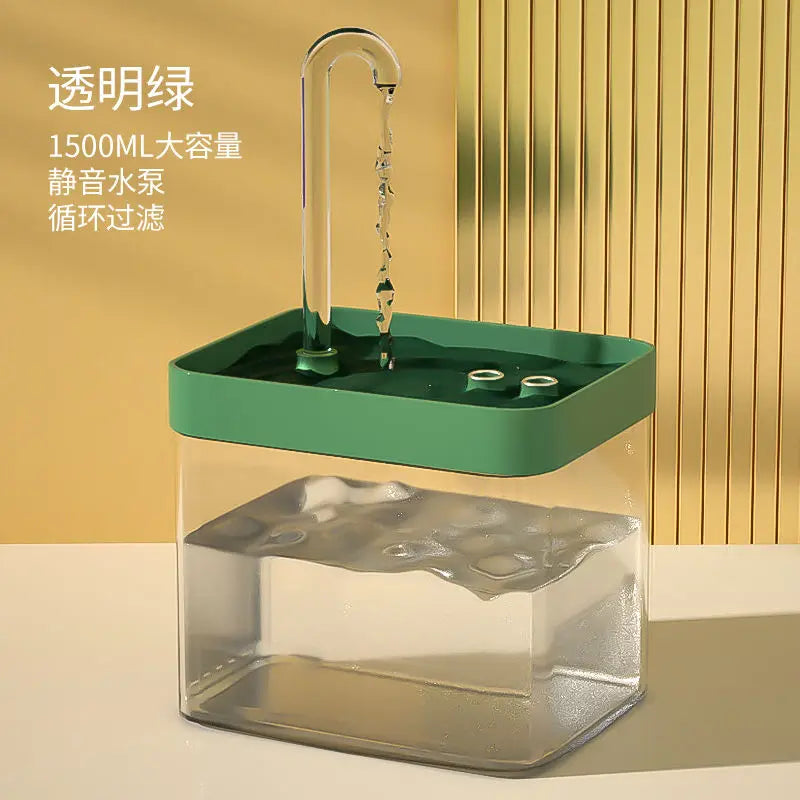 Fully Transparent 1.5L Automatic Cat Water - ProPawPet.com
