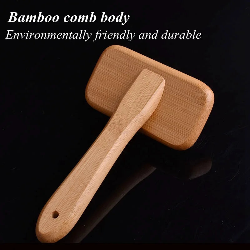 Pet Comb Natural Bamboo Handle Stainless - ProPawPet.com