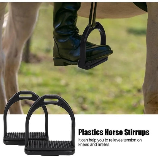 2PCS High Strength Black Plastic Stirrups - ProPawPet.com