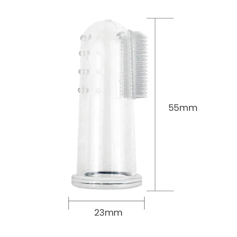 1-4pc Super Soft Pet Finger Toothbrush Teddy - ProPawPet.com