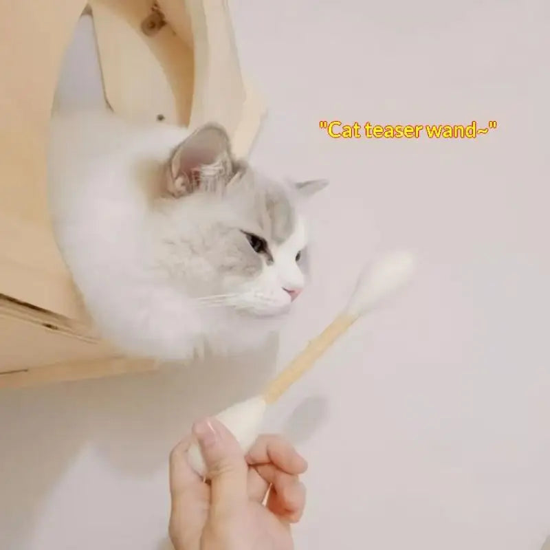 Creative Large Cotton Swab Shaped Catnip Toy - ProPawPet.com
