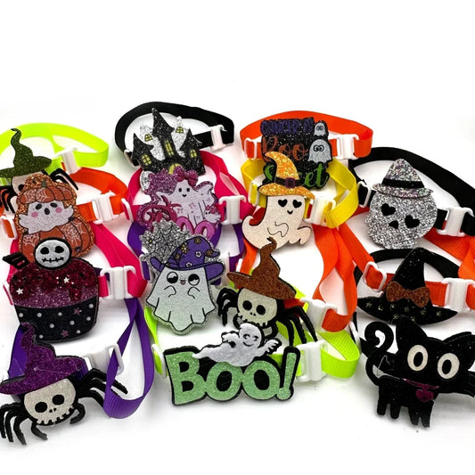 50/100pcs Cute Dog Bow Tie Halloween Pet - ProPawPet.com
