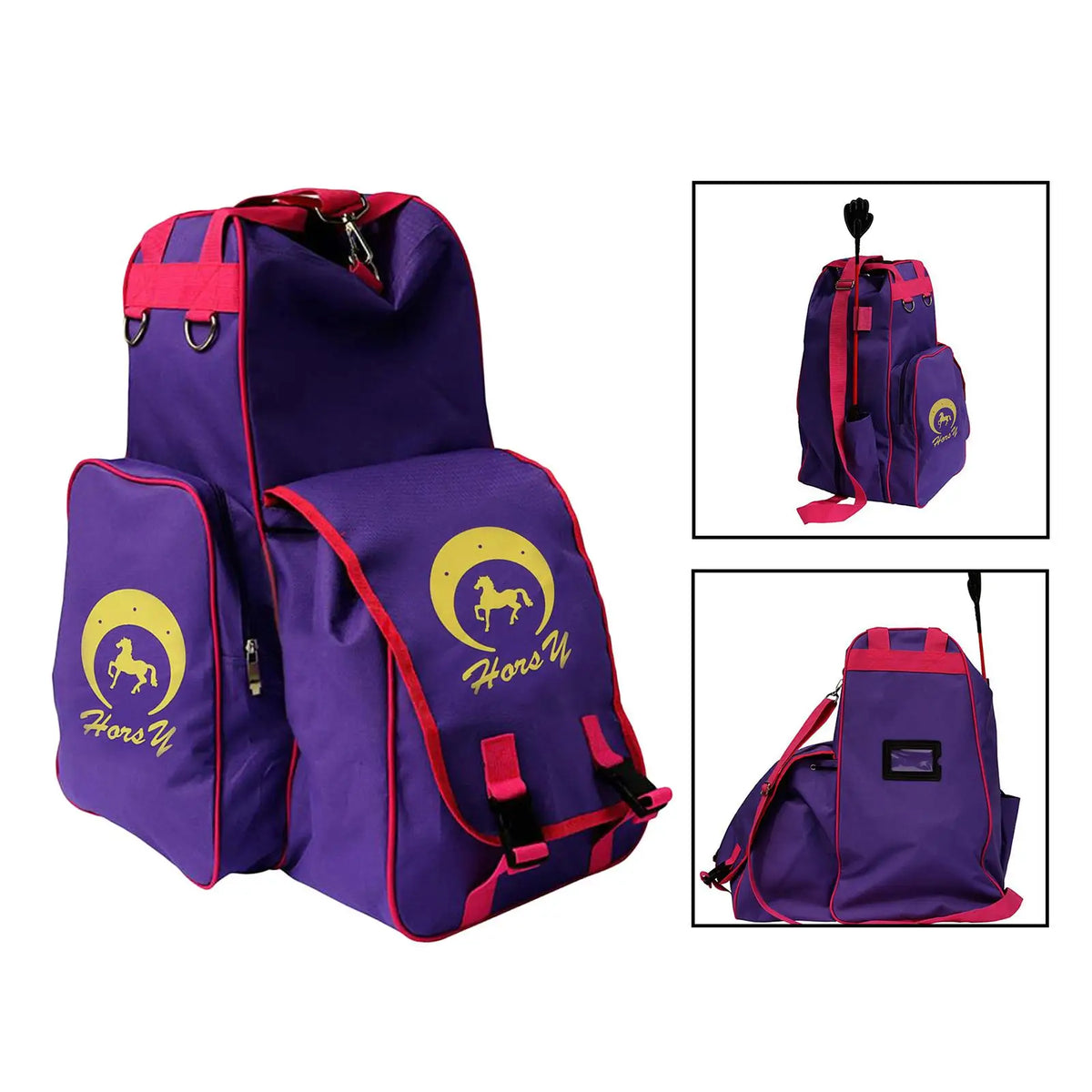 Horse Riding Backpack Breathable Oxford Equestrian Gear – 2 Colors