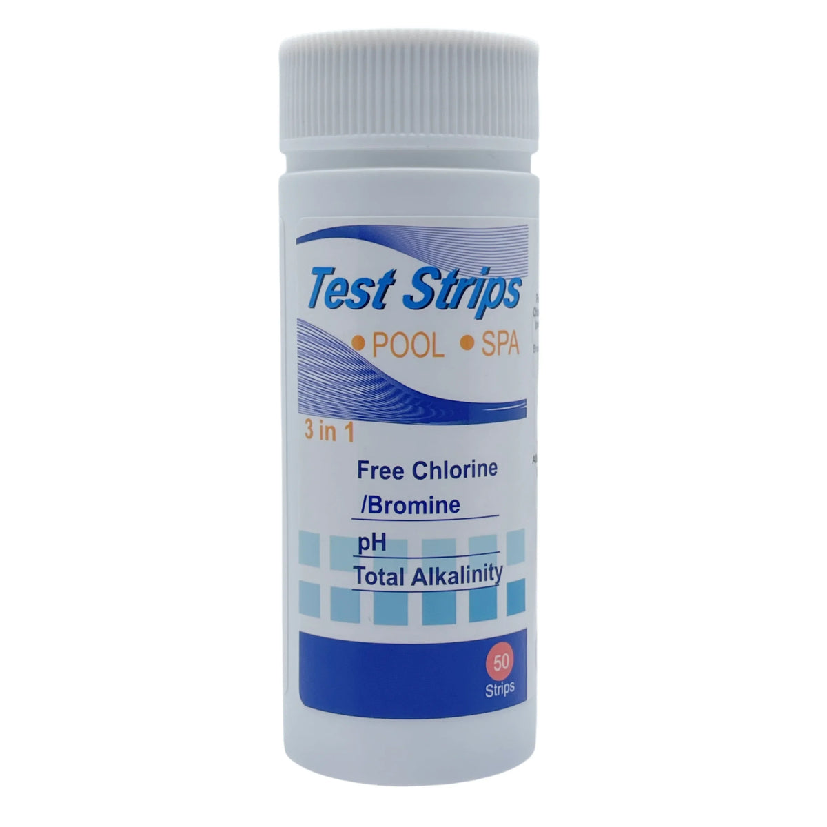 3 in 1 Test Paper Chlorine Immersion Tub Ph Spa Strips for Aquariums