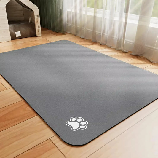 VIKAMA Gray Minimalist Pet Feeding Mat - ProPawPet.com