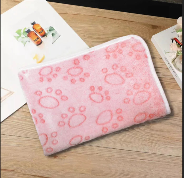 3 Sizes Super Soft Fluffy Premium Fleece Pet Blanket – Cat Beds & Mats