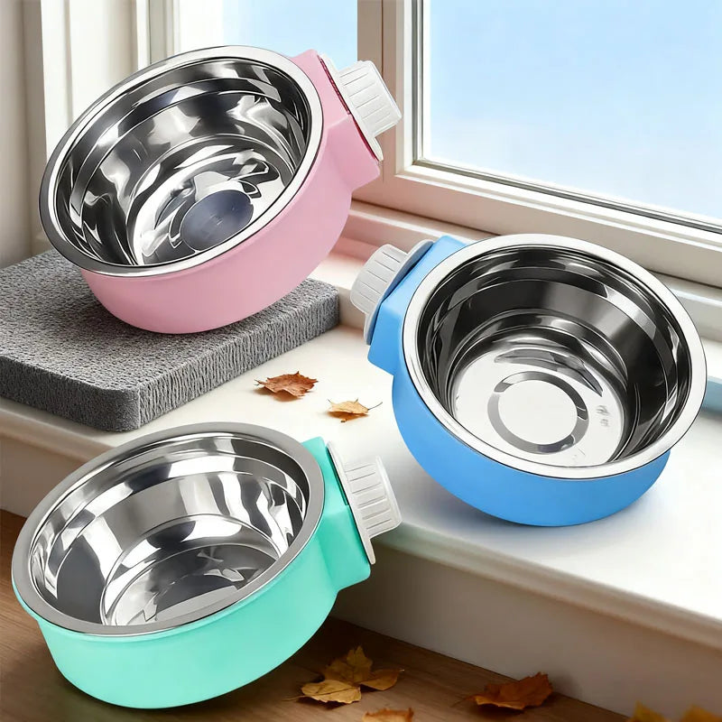 Pet Candy-Colored Stainless Steel Dog Bowl - ProPawPet.com