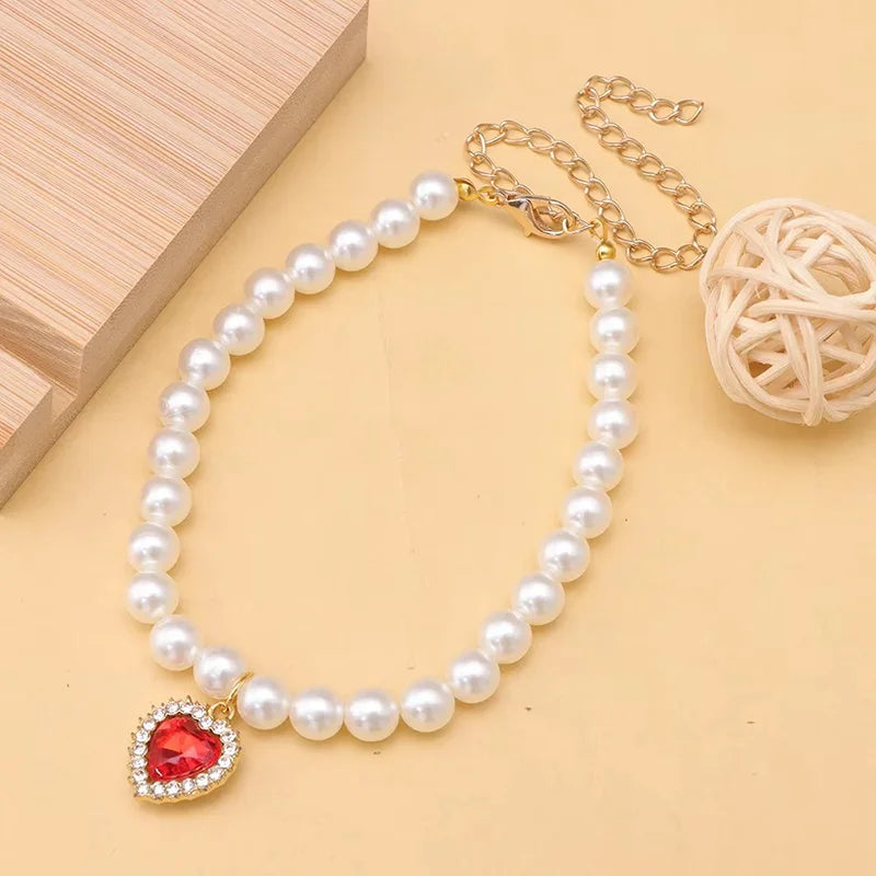 Pet Rhinestone Collar Adjustable Cat - ProPawPet.com