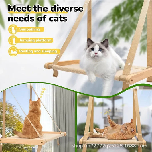 Wall Mounted Cat Hammock with Suction Cup - ProPawPet.com