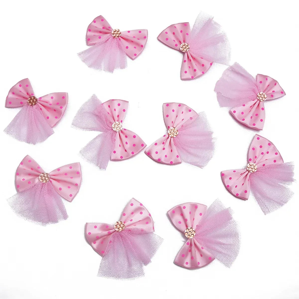 5/10pcs Lace Dog Hairbows Dog Bows With - ProPawPet.com