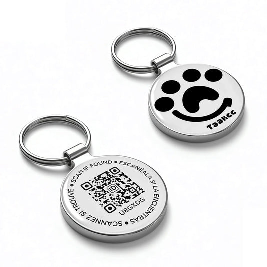 QR ID Pet Tag for Cat, Metal Cat Tag with QR - ProPawPet.com