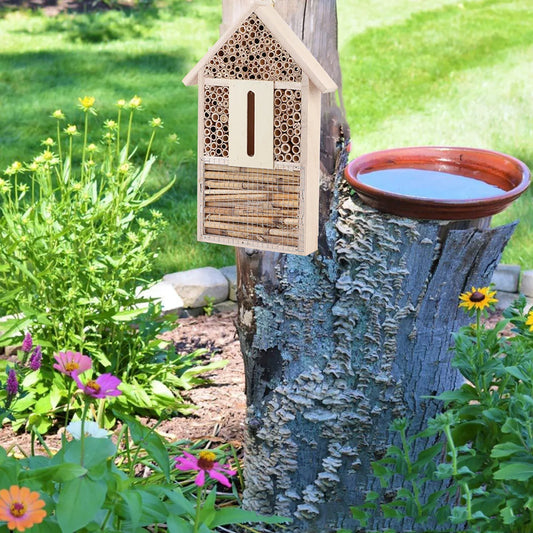 Wooden Insect Bee House Shelter Garden - ProPawPet.com