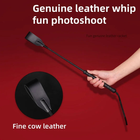 High quality genuine leather whip - 40 cm, - ProPawPet.com