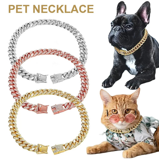 New Style Pet Collar Necklace Cat Dog Full - ProPawPet.com