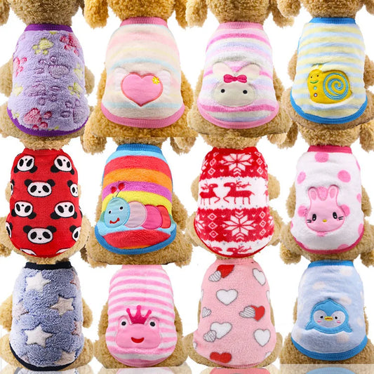 Cute Printed Clothing for Small Cats Dogs - ProPawPet.com