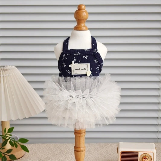 New Small Flowers Dog Princess Dress Cotton - ProPawPet.com