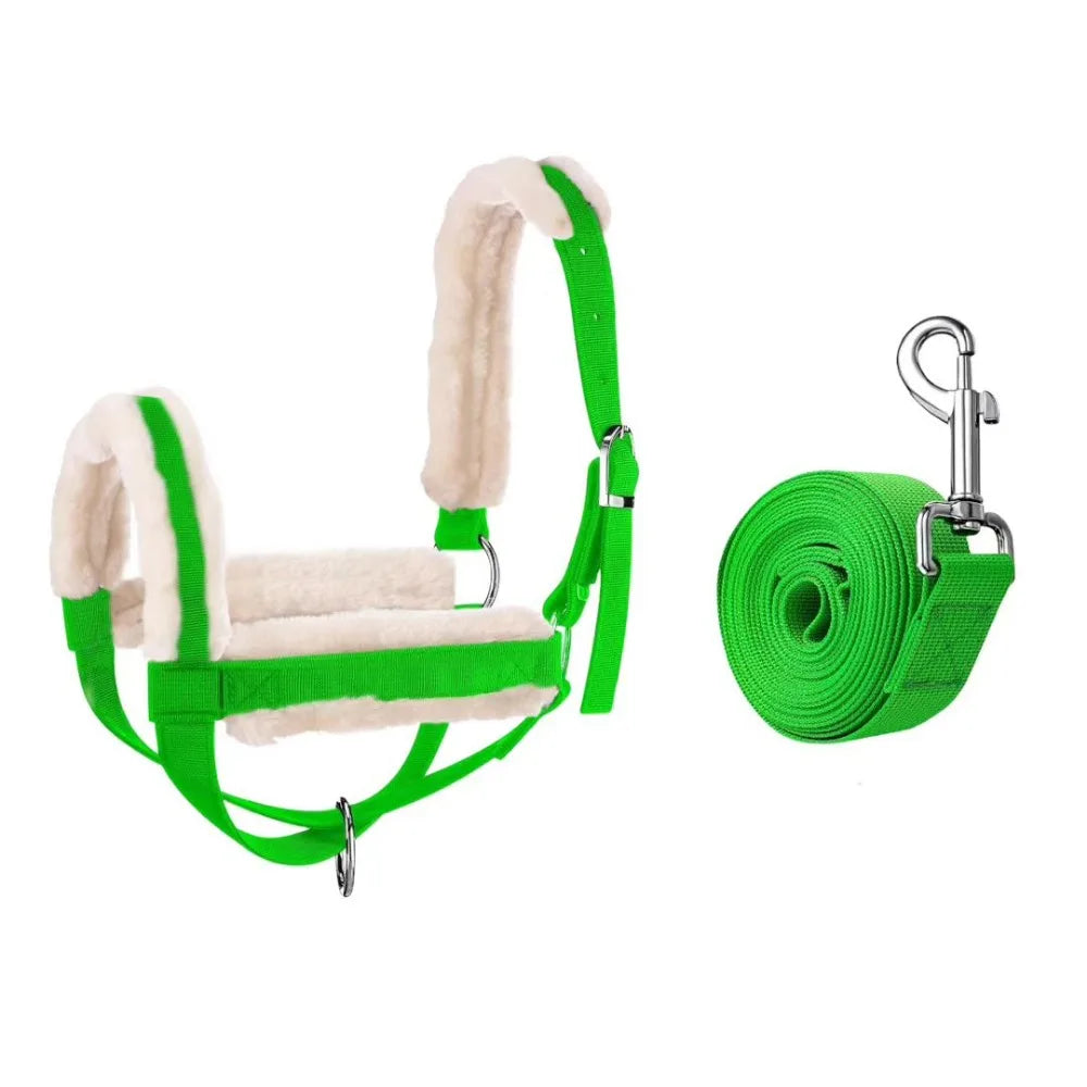 Plush Nylon Cow Halter Adjustable with Long - ProPawPet.com