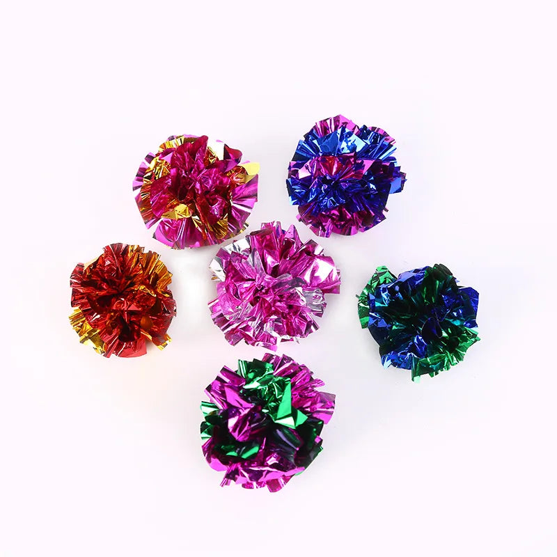 Interactive 5.5cm Ringing Paper Ball Cat Toys – Cat Supplies