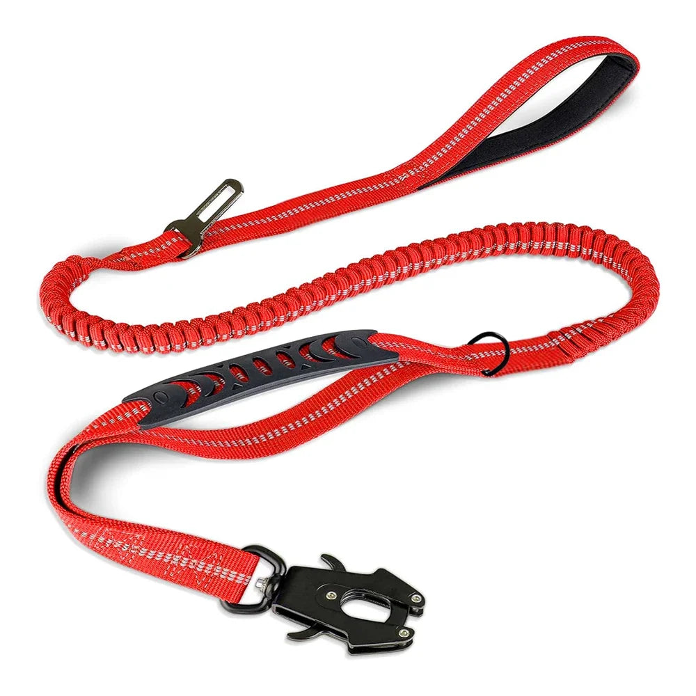 Reflective Shock Absorbing Pet Leashes – 9 Colors