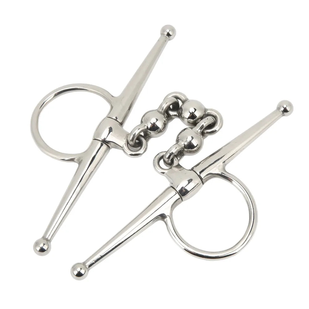 Stainless Steel Full Cheek Snaffle Bit Ball - ProPawPet.com