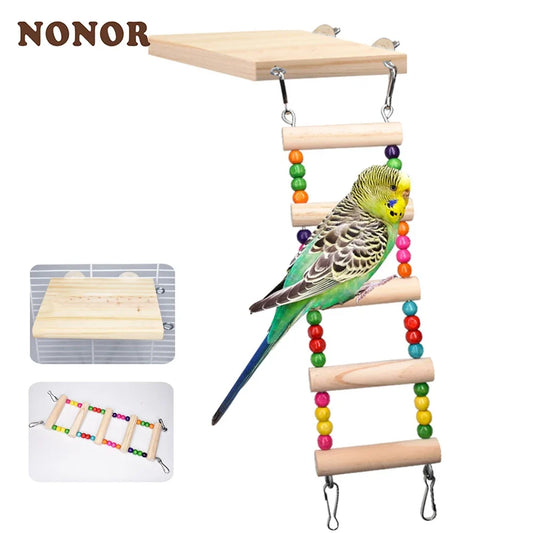 NONOR Parrot Toys Hanging Ladder Bridge - ProPawPet.com