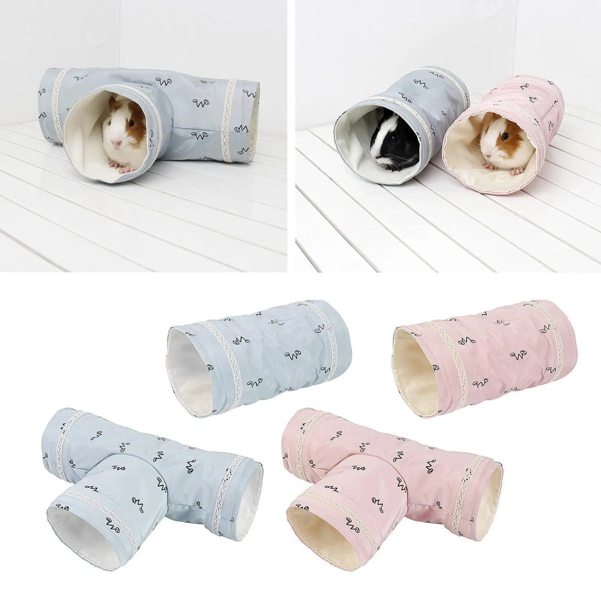 Guinea Pig Tunnels Cotton Hamster Tube - ProPawPet.com