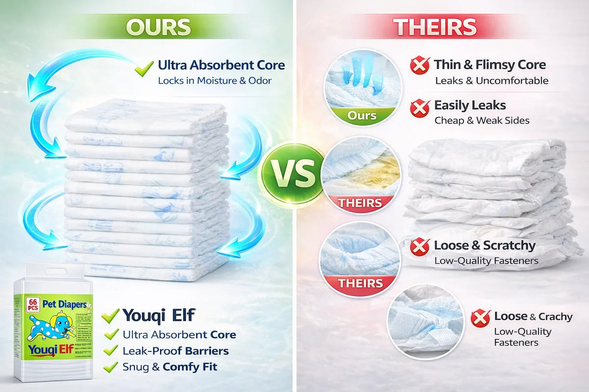 66-piece large pack of new pet diapers, - ProPawPet.com