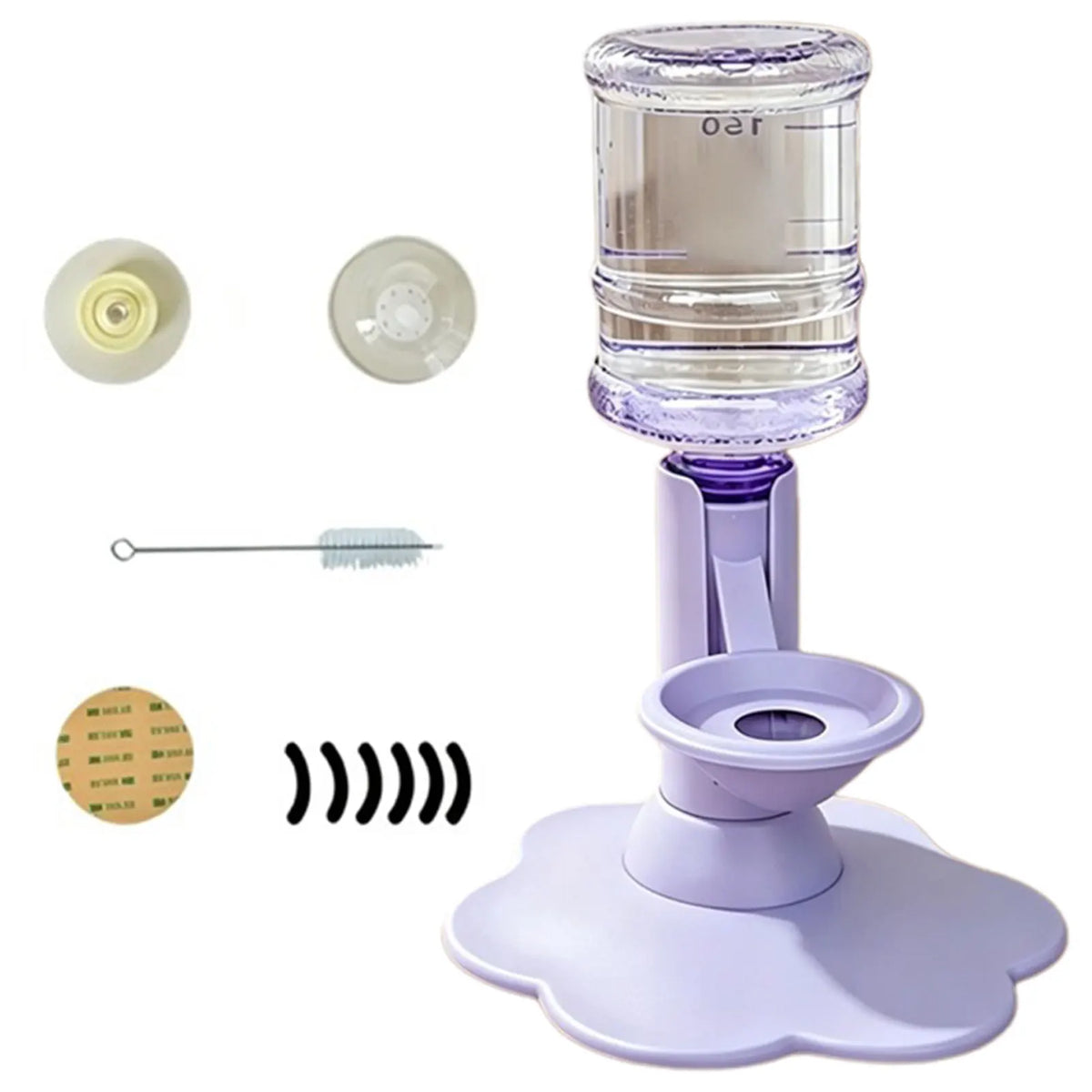 Adjustable Elevated Gravitys Pet Automatic Water Dispenser – 4 Colors