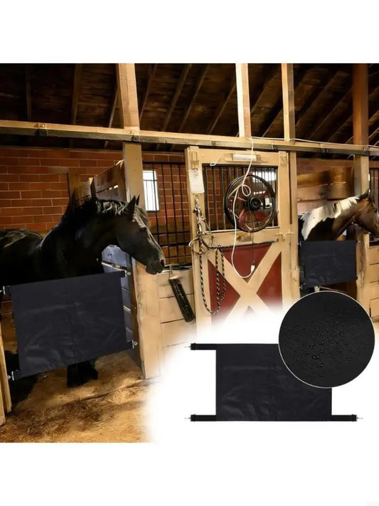 Equine Stall Fence Panel with Strengthened Edges