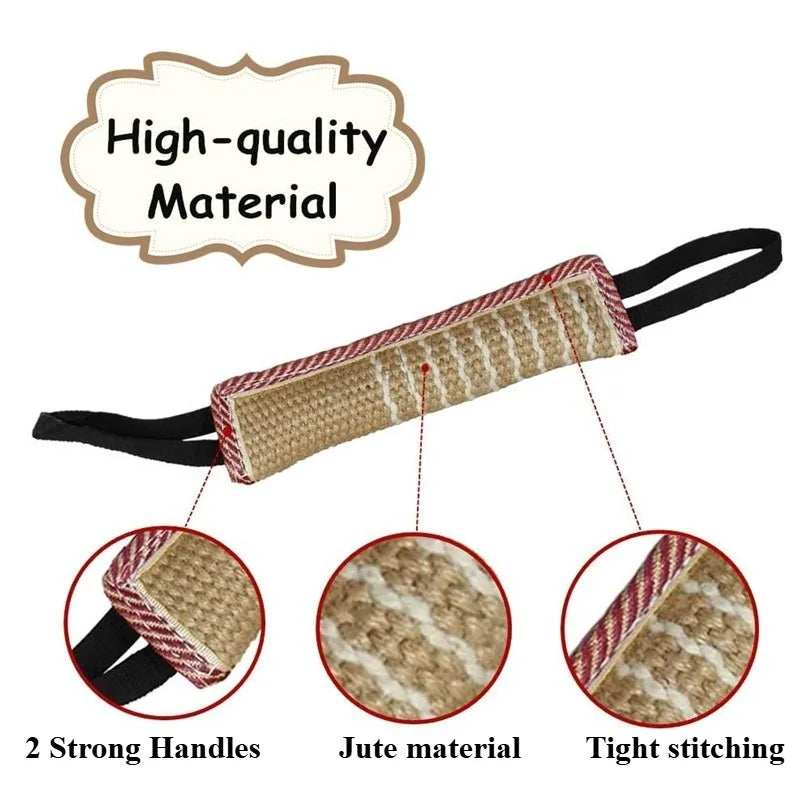 Tug Toy for Dogs Jute with 2 Strong Handles - ProPawPet.com