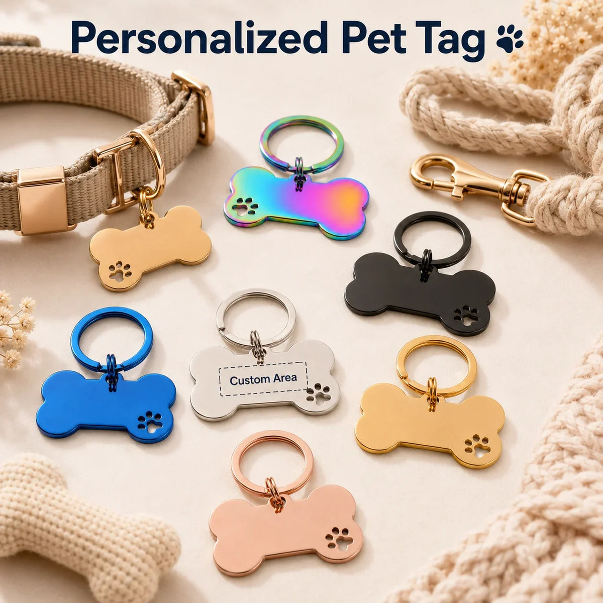 Custom Name Dog Tags Double-sided - ProPawPet.com