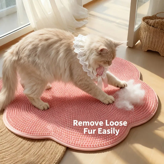 2-in-1 Cat Grooming Cushion Brush Bed Mat - ProPawPet.com