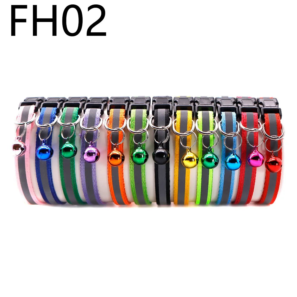 12Pcs Cat Dog Reflective Patch Collar Leash - ProPawPet.com
