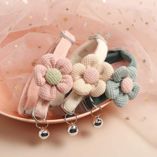 1Pc Cat Collar with Cute Flower Adjustable - ProPawPet.com