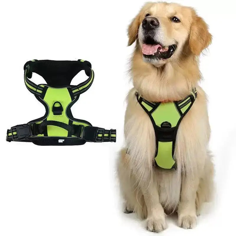 Reflective Adjustable Breathable Vest Chest - ProPawPet.com