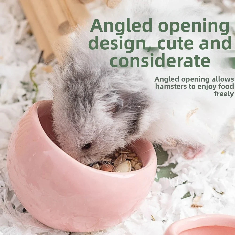 Ceramic Hamster Food Bowl Anti-Rollover - ProPawPet.com