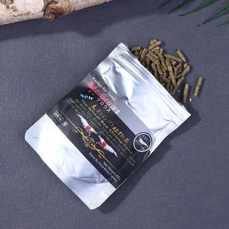 35g Crystal Red Shrimp Food Natural Spinach Mixed Feed for Aquariums