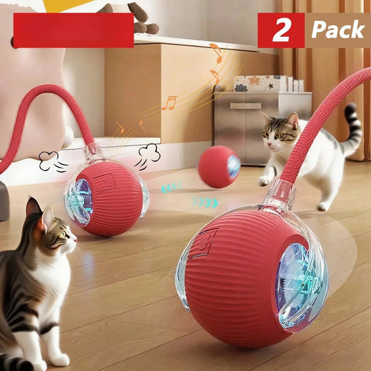 1/2 PCS Cat Interactive Ball Toy Automatic - ProPawPet.com