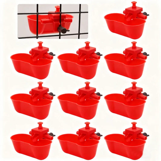 10/20Pcs Chicken Drinker Bowl Water Feeding - ProPawPet.com