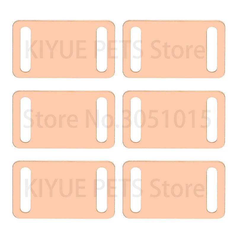 20Pcs Personalized Pet Dog ID Tag Square - ProPawPet.com