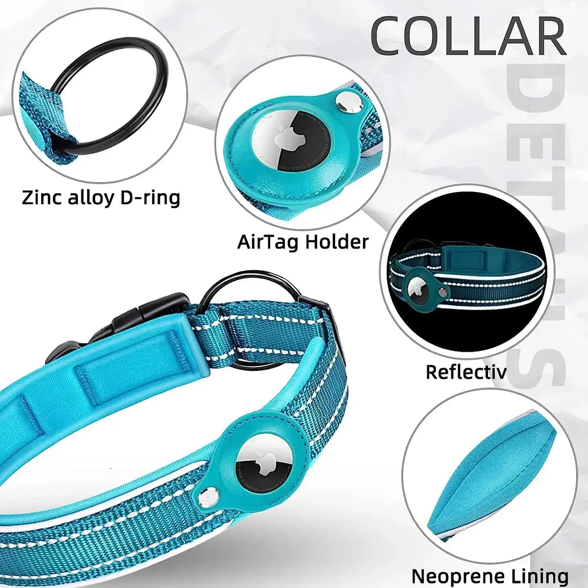 New For Apple Airtag Pet Dog Collar - ProPawPet.com