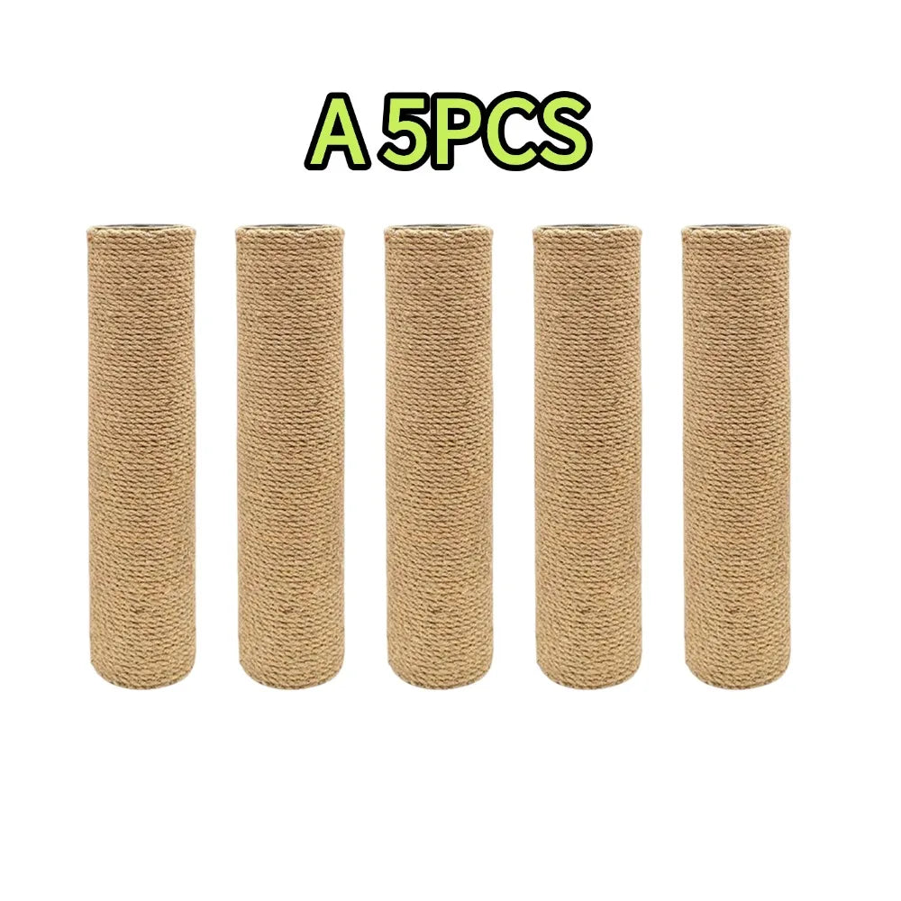 Sisal DIY Cat Climbing Tree Tower Pole Accessories Replacements Pet – 4 Colors
