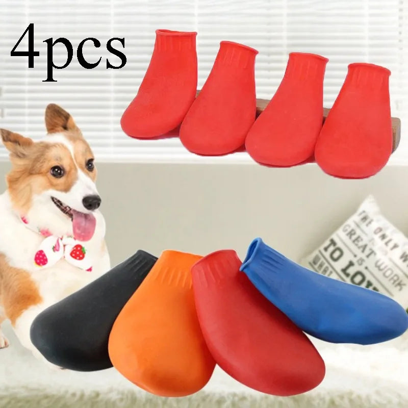 Waterproof Dog Shoes Durable Balloon Rubber - ProPawPet.com