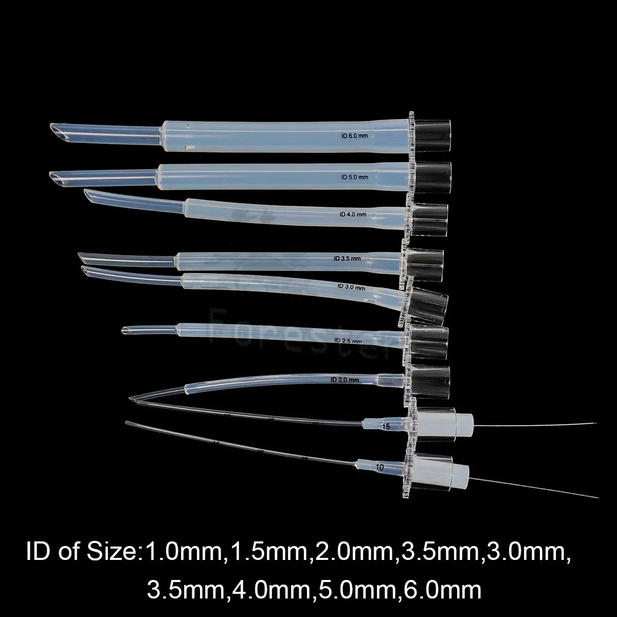 1.0mm-6.0mm Bird Intubation Device Silicone Tube Tracheal