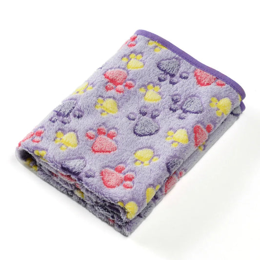 Comfortable Pet Towel Soft Warm Flannel Paw - ProPawPet.com