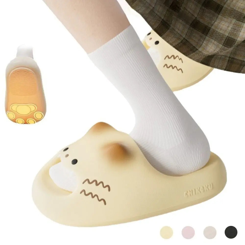 Adorable Waterproof Cat Slippers Bottom Cat - ProPawPet.com