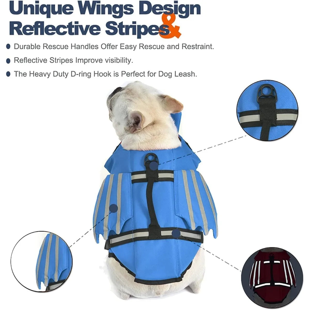 Dogs Life Jacket with Chin Float Oxford - ProPawPet.com